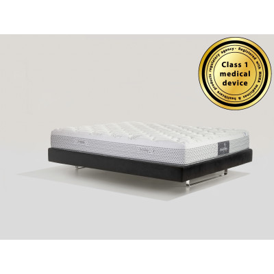 Zdravotní matrace s vysokou vrstvou paměťové pěny poskytuje příjemný komfort a anatomickou podporu.